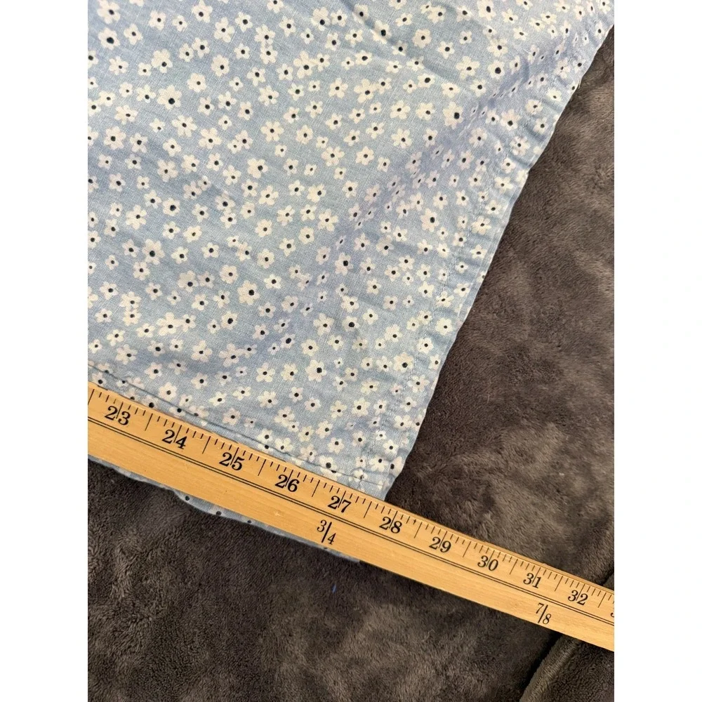American Eagle Floral Boho Cottage Smocked Waist Wide Leg High Waist Pants Small
